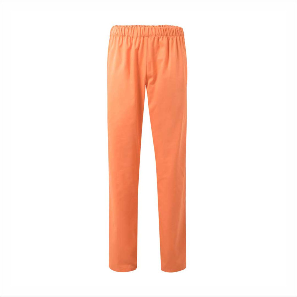 Pantaloni in twill colorati con vita elasticizzata