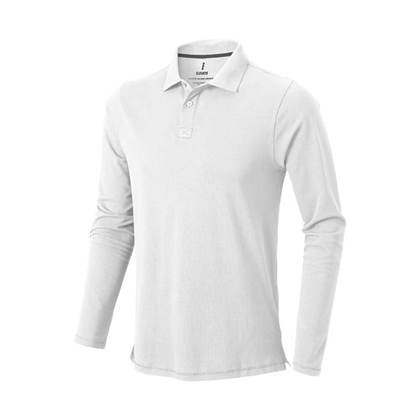 Polo personalizzata a manica lunga da uomo