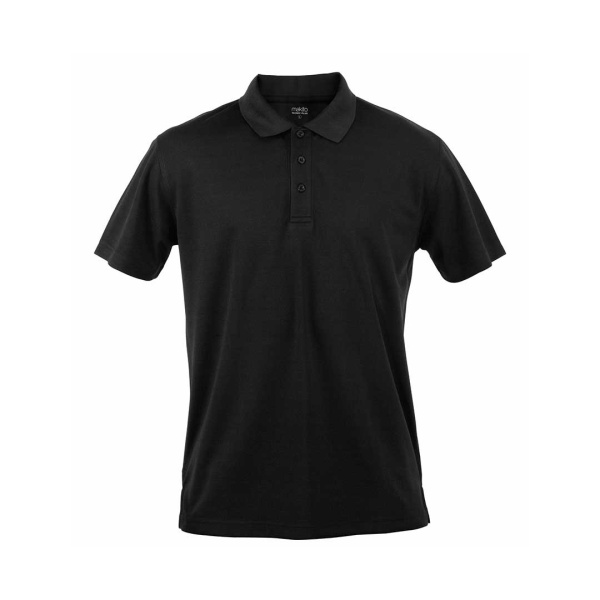Polo tecnica colorata in poliestere traspirante