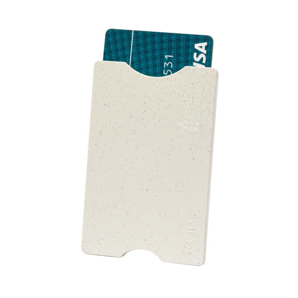 Porta carte in paglia di grano