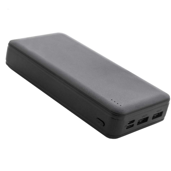 Power bank 20000 mAh in ABS riciclato