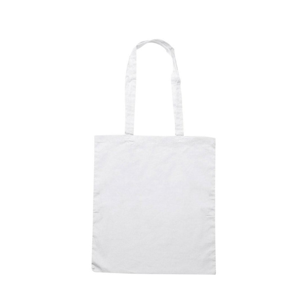 Shopper bianca in cotone leggero per fiere |100gr
