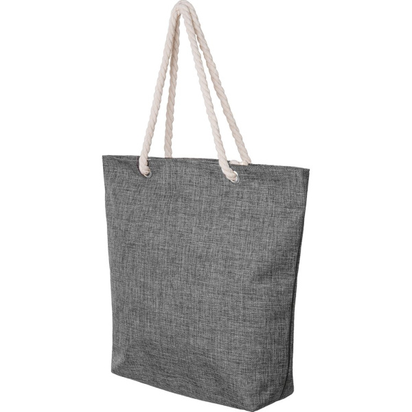 Borsa mare melange e manici in corda