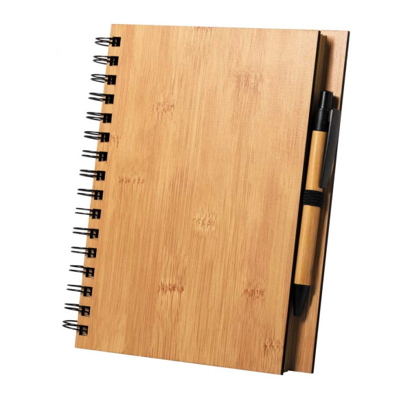 Quaderno ecologico personalizzato in bambù A5