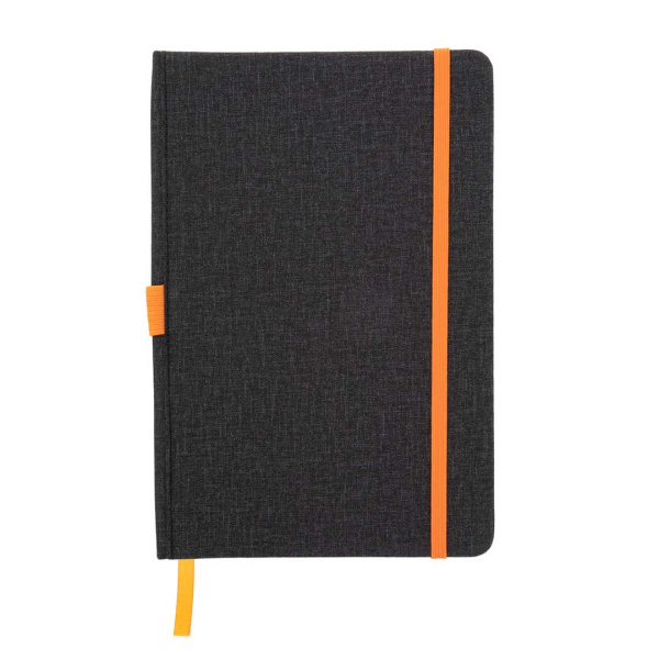 Quaderno con elastico e portapenne colorati coordinati | A5