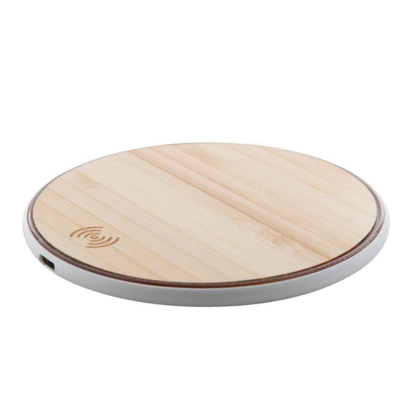 Ricarica in plastica e bambù wireless | 10W