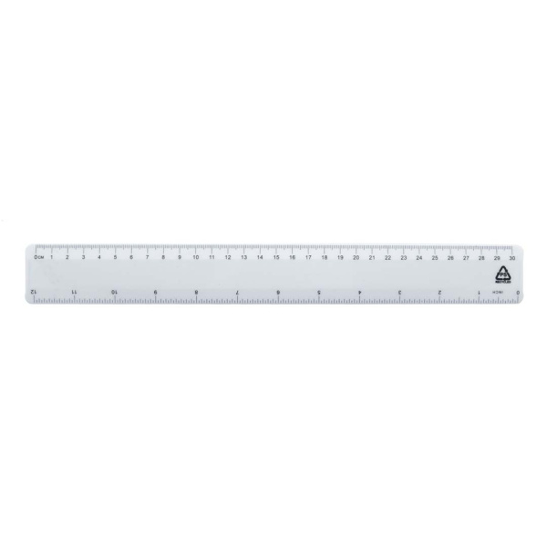 Righello da 30 cm in plastica riciclata