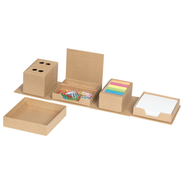Set da scrivania in cartone