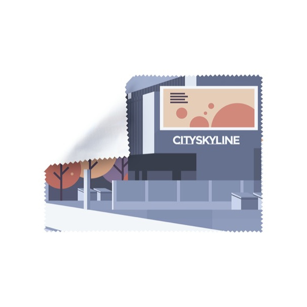 Salviette pulisci occhiali ecologici personalizzati