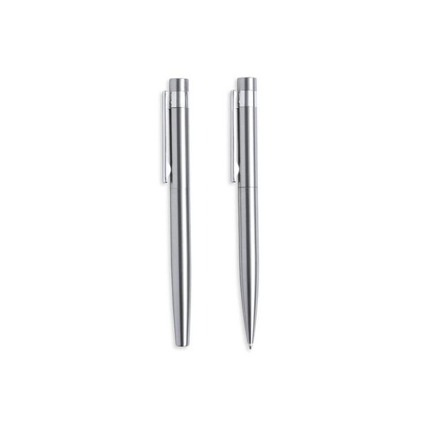 Set penna e roller in alluminio riciclato