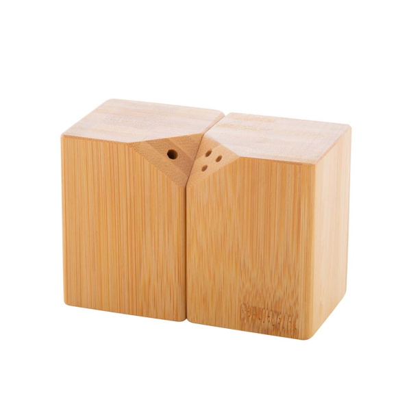 Set saliera e pepiera in bambù