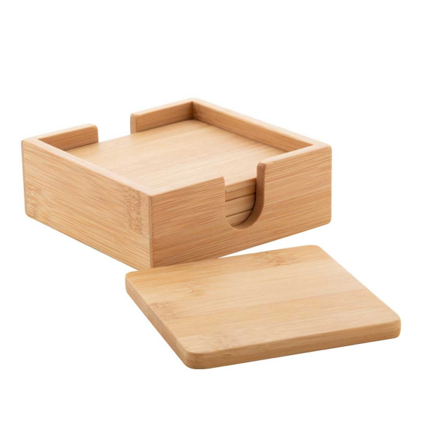 Set Sottobicchieri Bambù