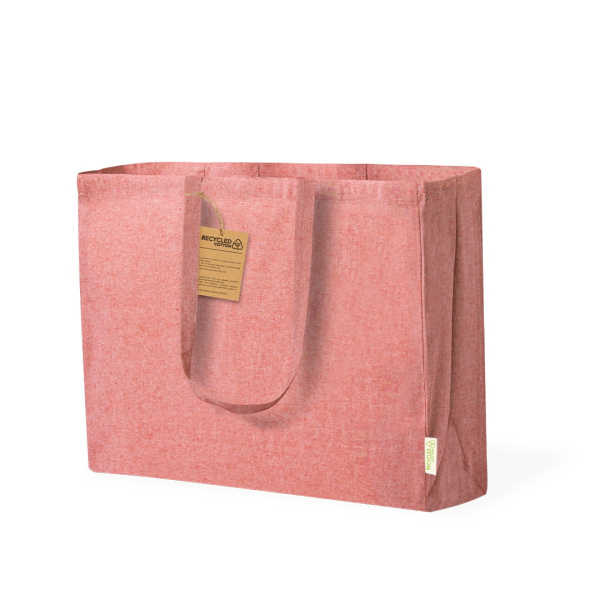 Shopper grande da 220gr cotone riciclato e manici