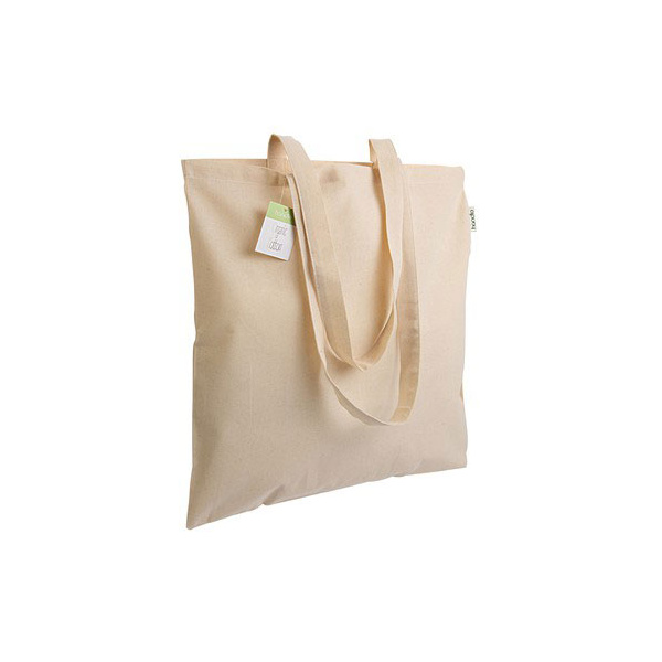 Shopper personalizzate con manici lunghi | 140 g | 38 x 42 cm