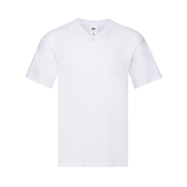 T-Shirt Scollo V Unisex Fruit of the Loom personalizzate