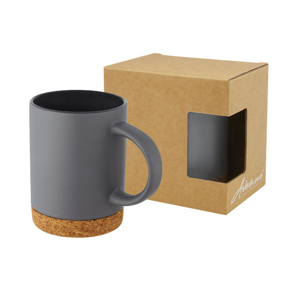 Tazza in ceramica 425 ml con base in sughero