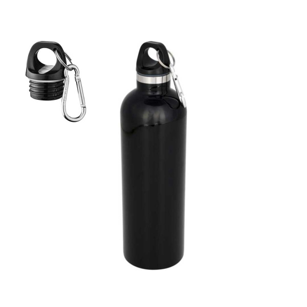Borraccia termica con moschettone personalizzabile