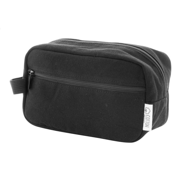 Trousse cosmetici in canvas riciclato personalizzabile