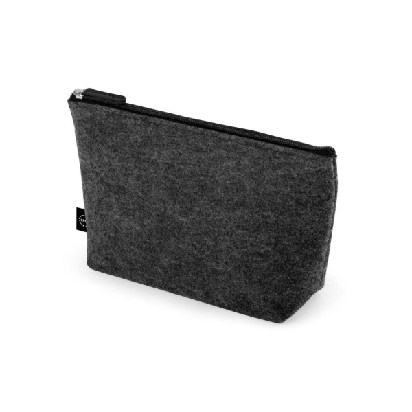 Trousse multiuso in feltro riciclato con zip