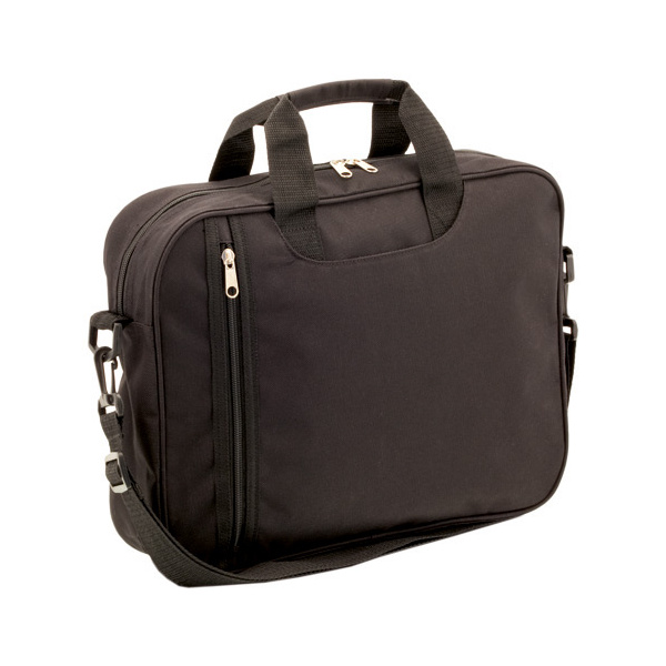 Borsa con zip in poliestere 600D