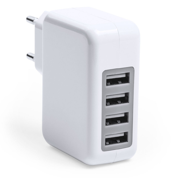 Caricabatterie da parete USB con 4 porte