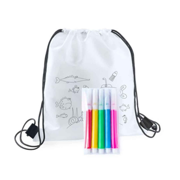 Zainetto in TNT da Colorare 