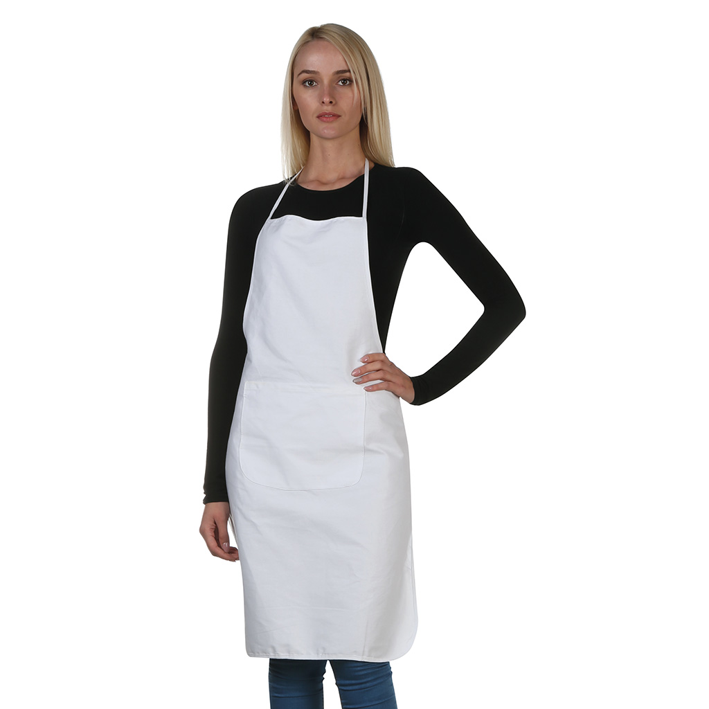 Grembiule Da Cucina In Cotone Bianco Retrò - Regolabile Con Tasche, Taglia Unica Per Cameriera O Casa - Foto 10