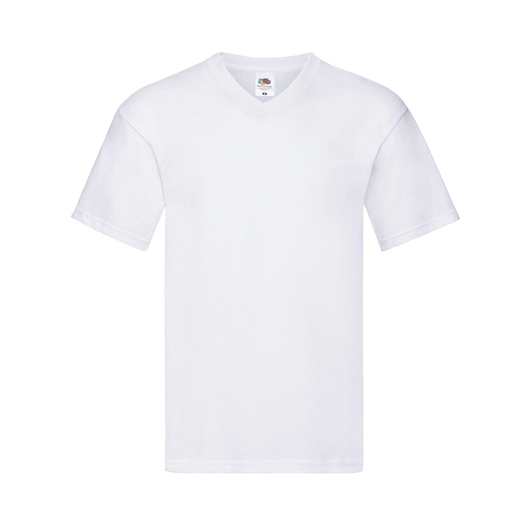 Fruit Of The Loom - T-shirt da uomo originale bianco 3XL
