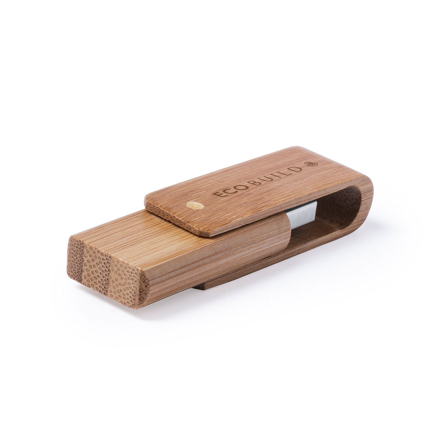 Chiavetta USB da 16 GB in legno con logo inciso