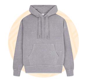Icona abbigliamento personalizzato grigio per scoprire le felpe personalizzate