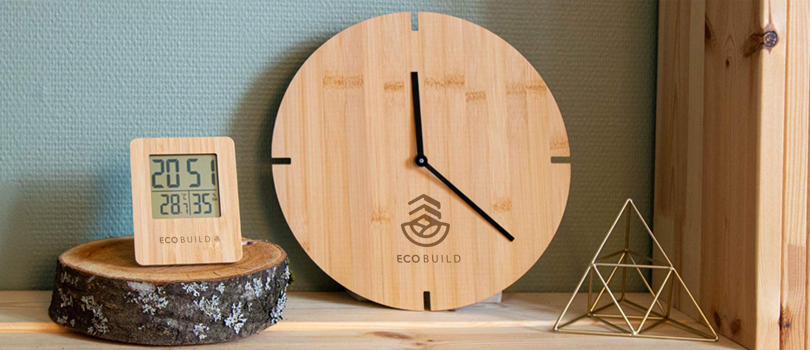 Orologi personalizzati con logo in legno