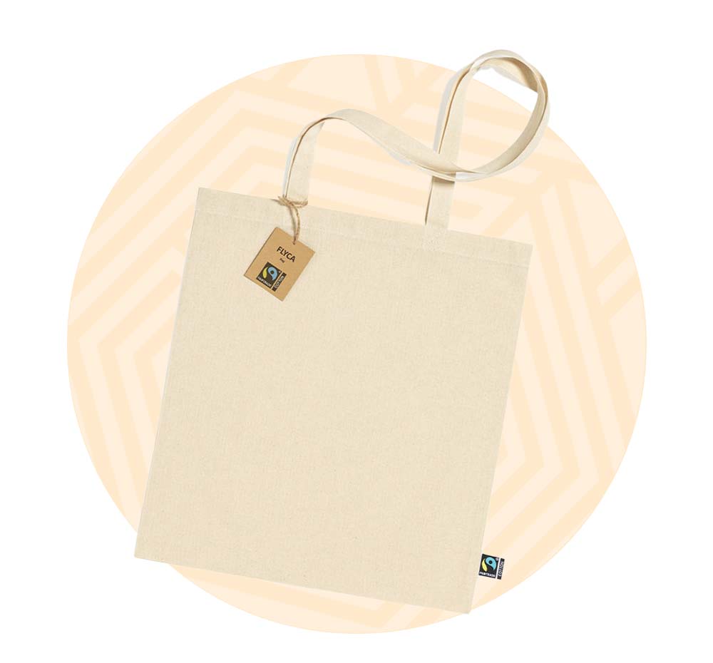 Icona shopper personalizzata beige per scoprire le shopper in tela