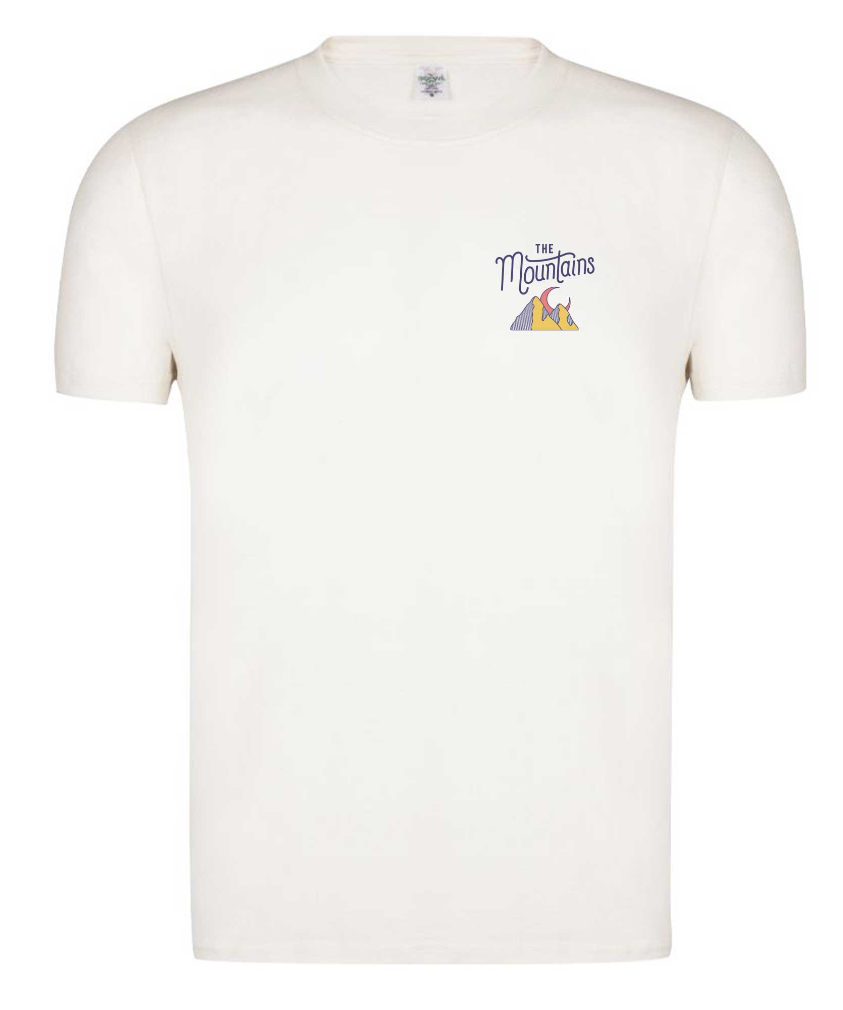 T-shirt in cotone organico ideale per la stampa in full color in alta qualità.