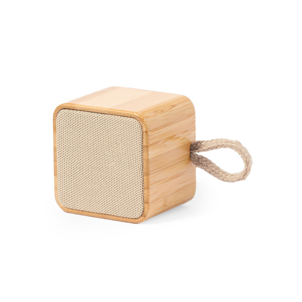 Enceinte sans fil 3W en bambou personnalisable