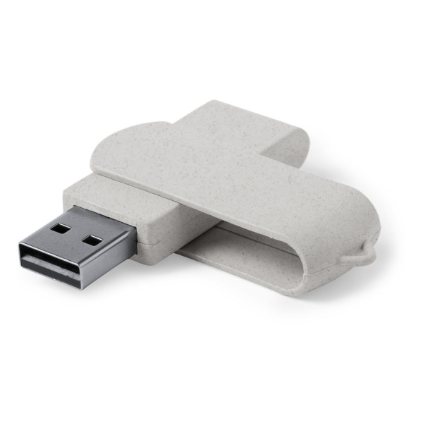 Clé USB personnalisée 16 Go en paille de blé