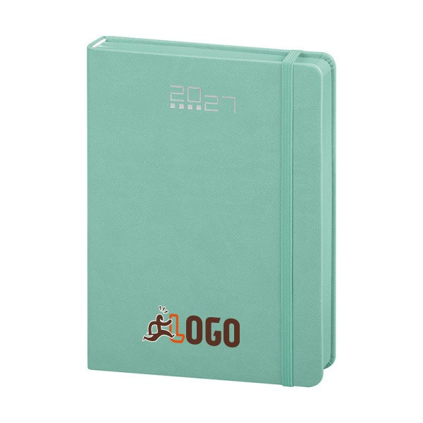 Agendas personnalisés avec élastique | journalier 15x21 cm