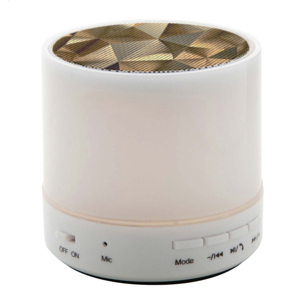 Altoparlante wireless con luce led multicolore e radio