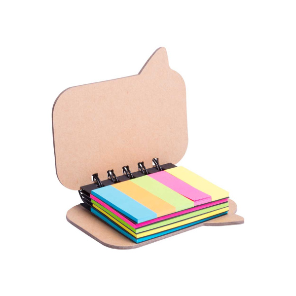 Bloc de notes autocollantes adhésives colorées