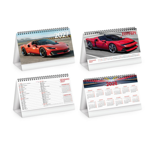 Calendarietto da Tavolo Auto Sportive
