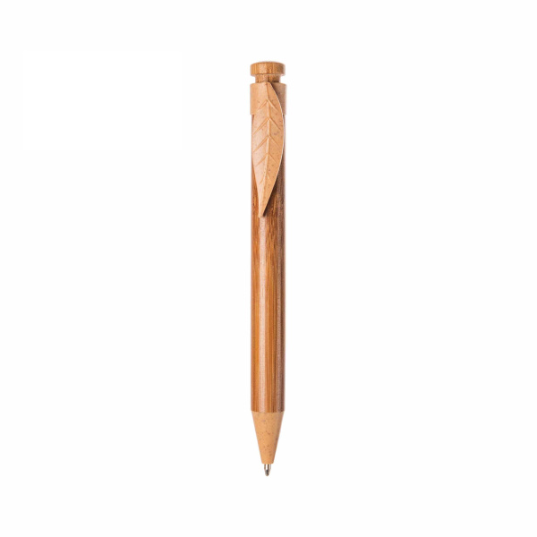 Stylo en bambou Feuille