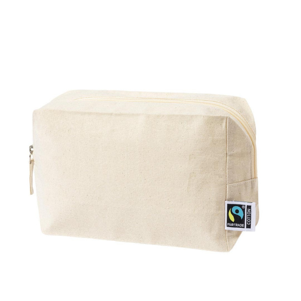 Trousse cosmetici in cotone equosolidale Fairtrade