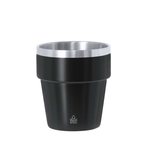 Gobelet isotherme de 250 ml en acier inoxydable recyclé