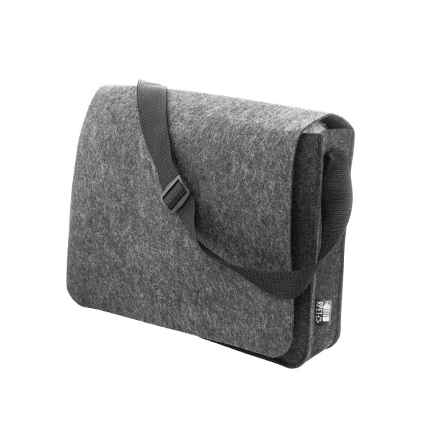 Borsa porta computer in feltro RPET con tracolla regolabile