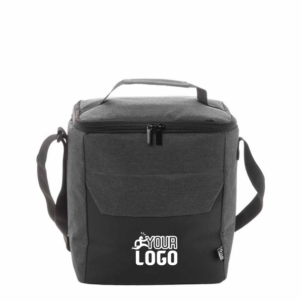 Sac isotherme en RPET avec fermeture éclair et bandoulière | 23x26x14 cm