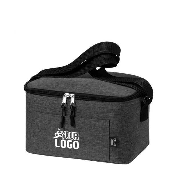 Sac isotherme en RPET avec fermeture éclair, bandoulière et poche avant