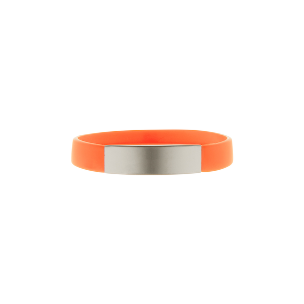 Bracelet en silicone et aluminium