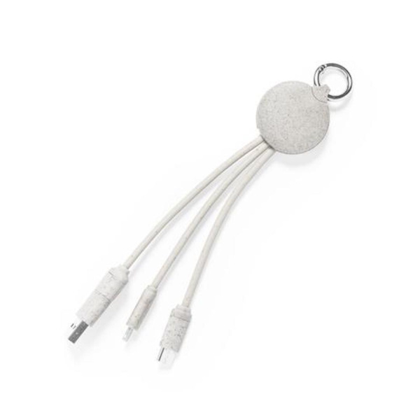 Câble de recharge personnalisable Paille de Blé