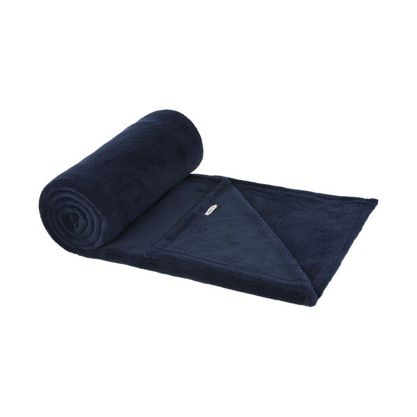 Couverture en polaire molletonnée RPET certifiée