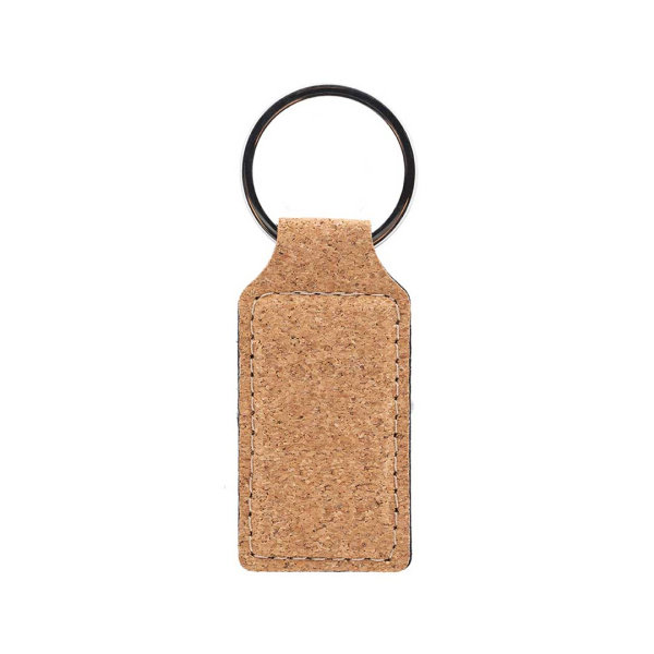 Porte-clés en liège rectangulaire