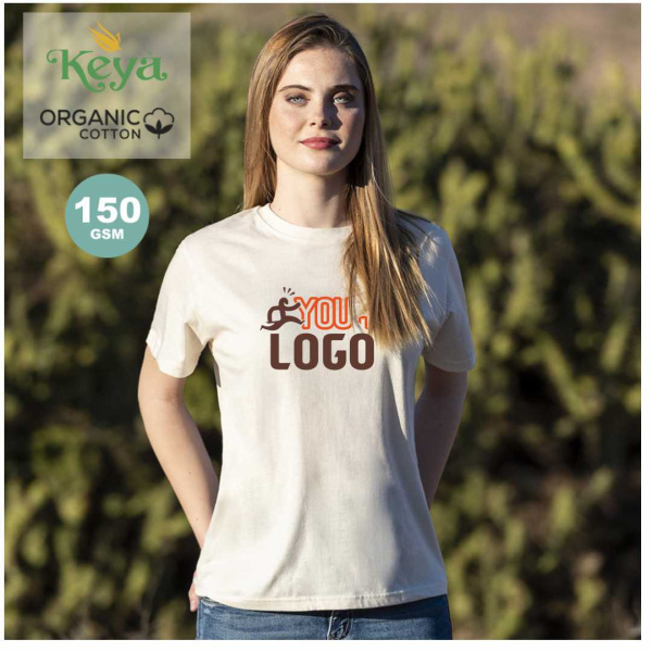 T-shirt femme personnalisé en coton bio
